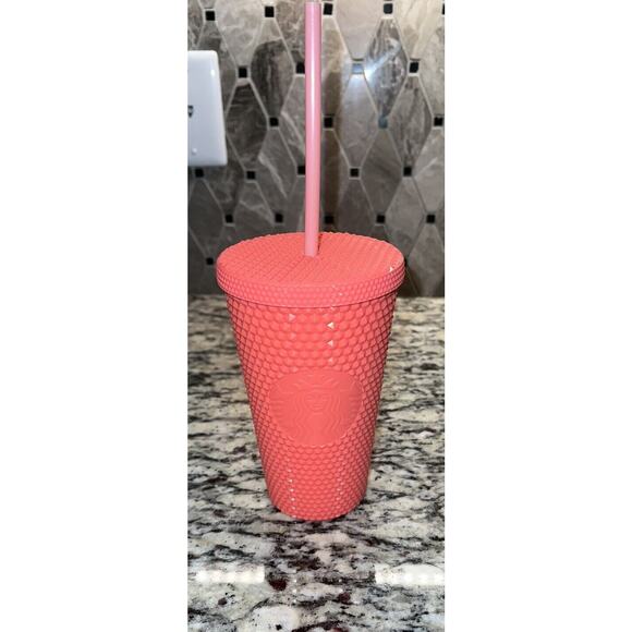 Starbucks Dragon Fruit Pink Studded Tumbler Grande 16 Oz Cold Cup 2022 - Picture 2 of 11